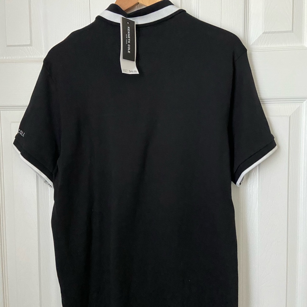 NWT Kenneth Cole black and white shirt